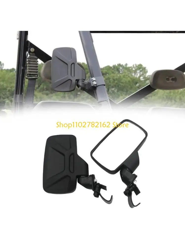 

547B 2Pcs UTV ATV Side ViewMirrors RearviewMirror Special-shaped Tube Sidemirror