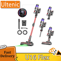 Ultenic U16 Flex Cordless Vacuum Cleaner, 45000Pa Suction, 60mins Runtime, GreenEye Technology, Folding Tube, Anti-Tangle Brush