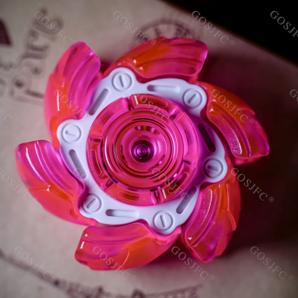 Fidget Spinner rose à ongles ouverts, Gyro EDC, jouets pour adultes, nouveauté, jouets sensoriels pour adultes, accessoires de bureau portables