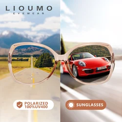 LIOUMO Luxury Sunglasses Women 2026 Polarized Photochromic Glasses For Ladies Fashion Anti-Glare Travel Eyewear zonnebril dames