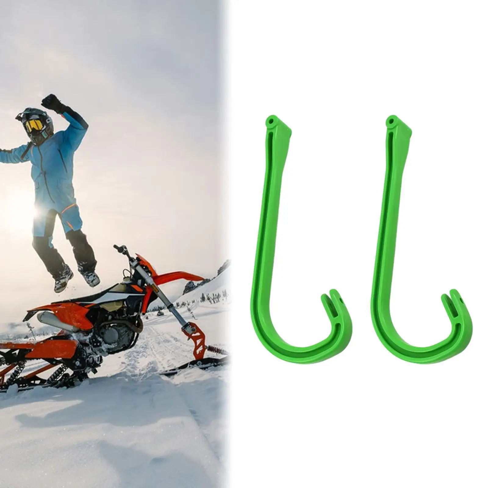 

Universal Ski Loops Handles Plastic Set 3639-781 Kit for Arctic Cat Snowmobile Hand Grip Parts
