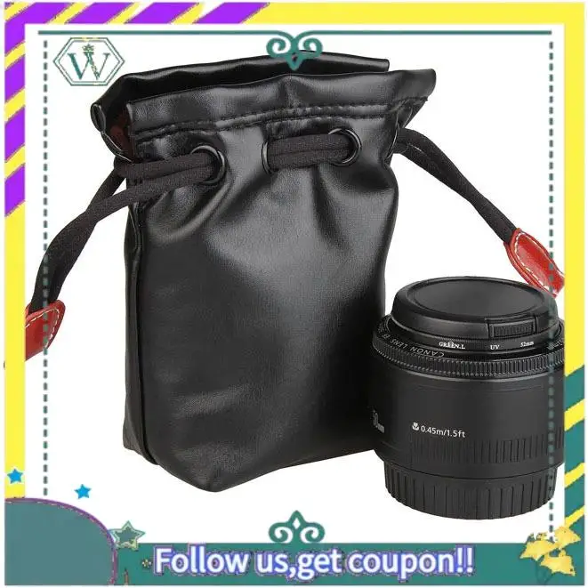 جديد لينة للصدمات واقية عدسة الكاميرا حقيبة غطاء الحقيبة لسوني نيكون كانون فوجي أوليمبوس بولي LENS حقيبة XL #2