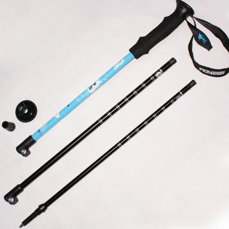 Pioneer Trekking Hiking Poles Pack Quick Lock Nordic Walking Sticks Telescopic  Ultralight Walking Canes Cheap Camping Gear