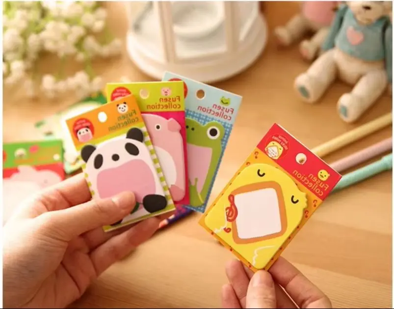 32 Pcs Creative Stationery Cute Cartoon Zoo Tear Notes Stationery Sticky Notes  Kawaii To Do List