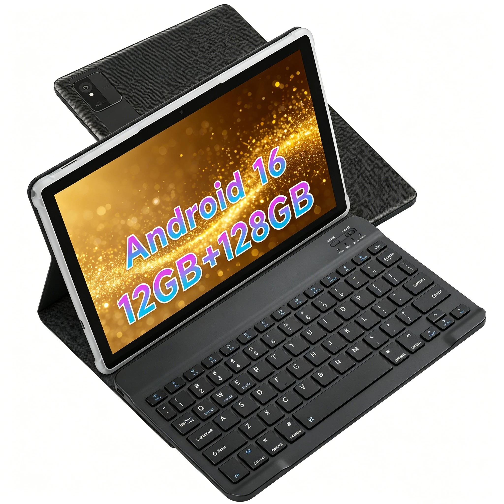 ANRY 2026 New CH10 Android 16 Tablet 10.1" IPS LCD 12GB (4+8GB) RAM 128GB Octa Core A537 Wifi 6 5000mAh Type-C 1TB Expand Pad