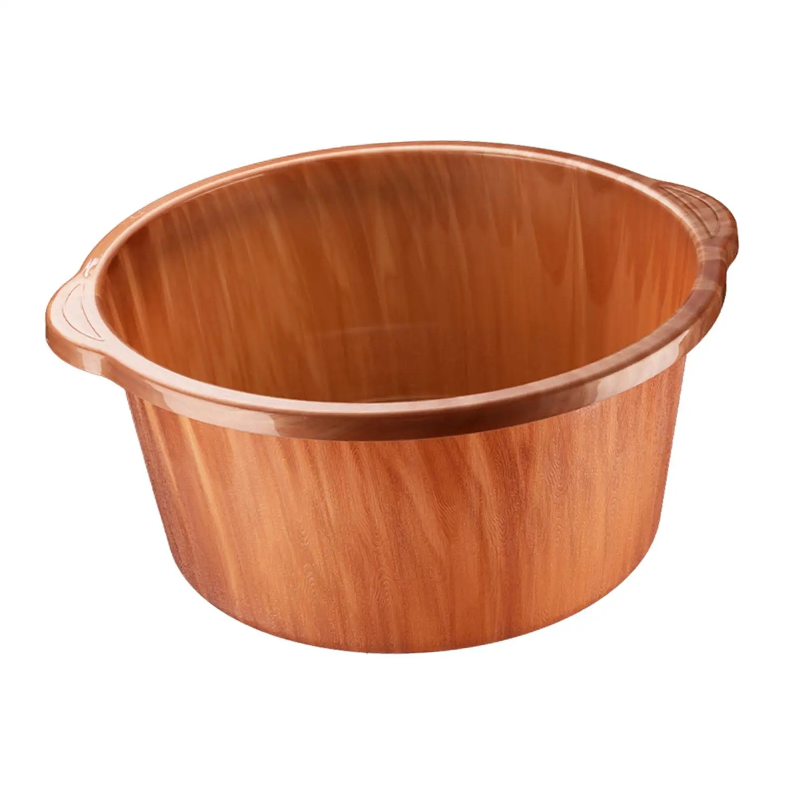 Thickened PP Foot Bath Tub Soaking Basin Foot Spa Massage Bucket with Massage Bumps for Home Wellness