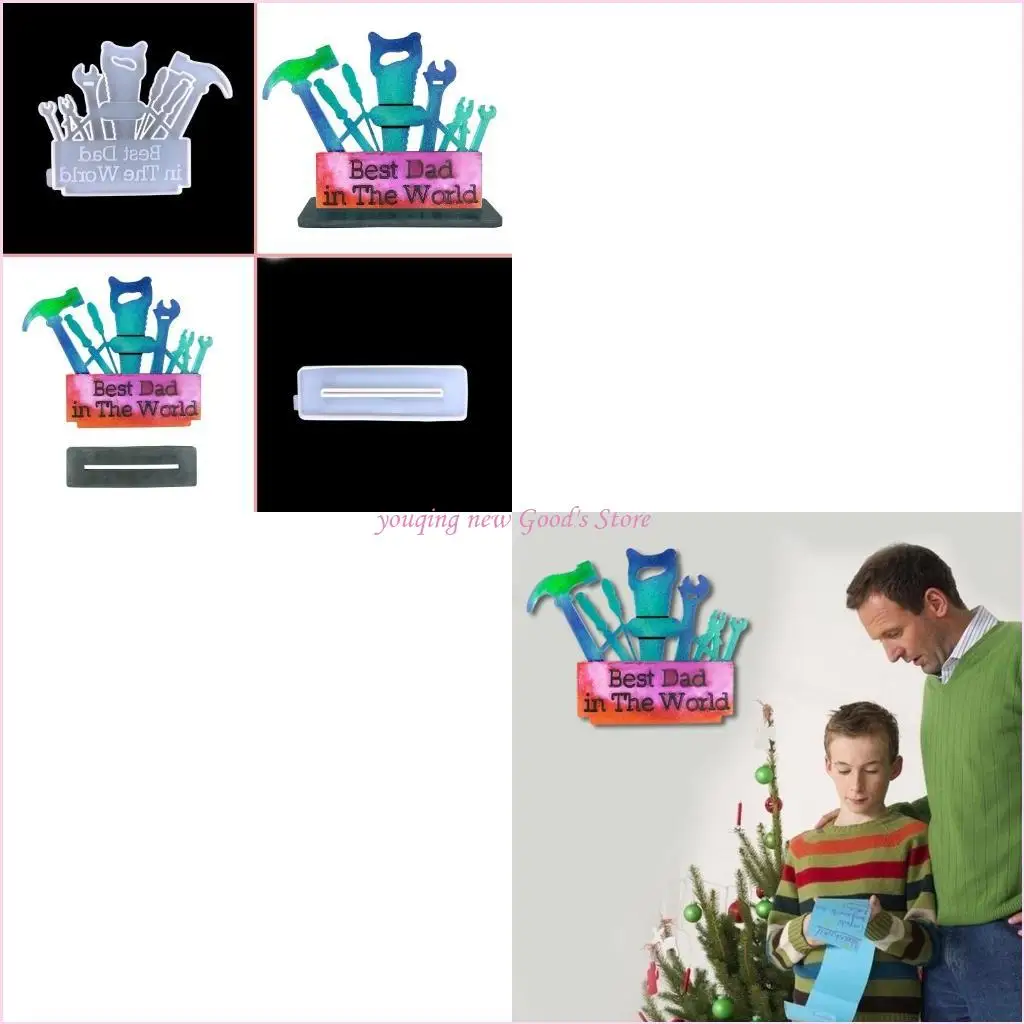 

57QA Diy настенные подвесные украшения подарок на день отца настольное украшение силиконовая форма