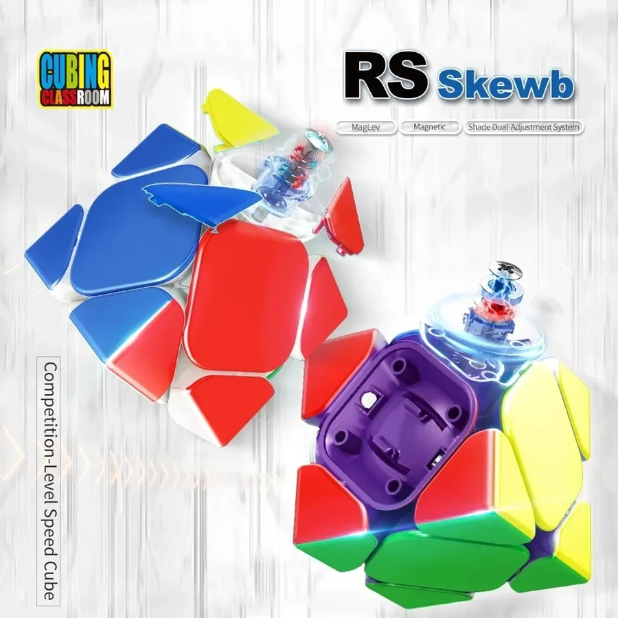 

[Cube Crazy] MOYU RS M Skewbed Магнитный магический скоростной куб Профессиональные игрушки-непоседа RSM Skewb Cube Cubo Magico Puzzle