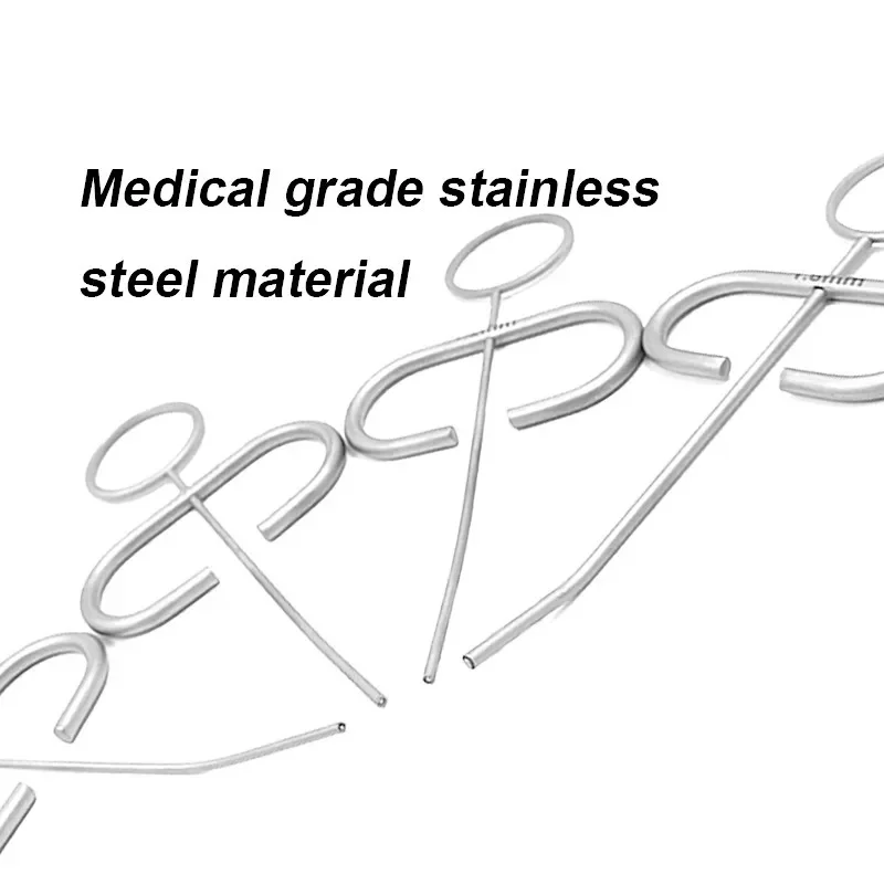 Dental Bone Powder Graft Syringe SS Powder MTA Plugger Applicator Graft Head 0.8/1.0/1.2/1.8 Dental MTA Bone Powder Conveyor