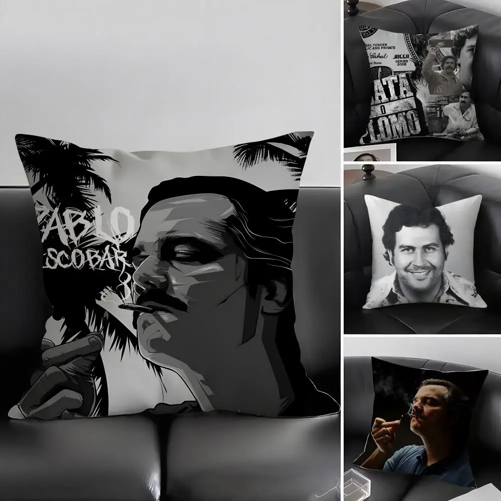 Pablo Escobar Hot Cushion Cover Pillowcase Ultra Soft Skin Friendly Fabric Cloud Like Comfort & Concealed Zipper