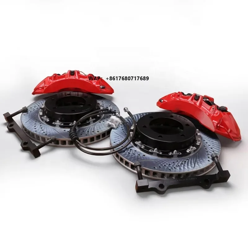 

Universal Modified Tuning Brake System Forged Aluminum GTS6 6 Piston Calipers Kits with Ceramic Pads 380mm Disc