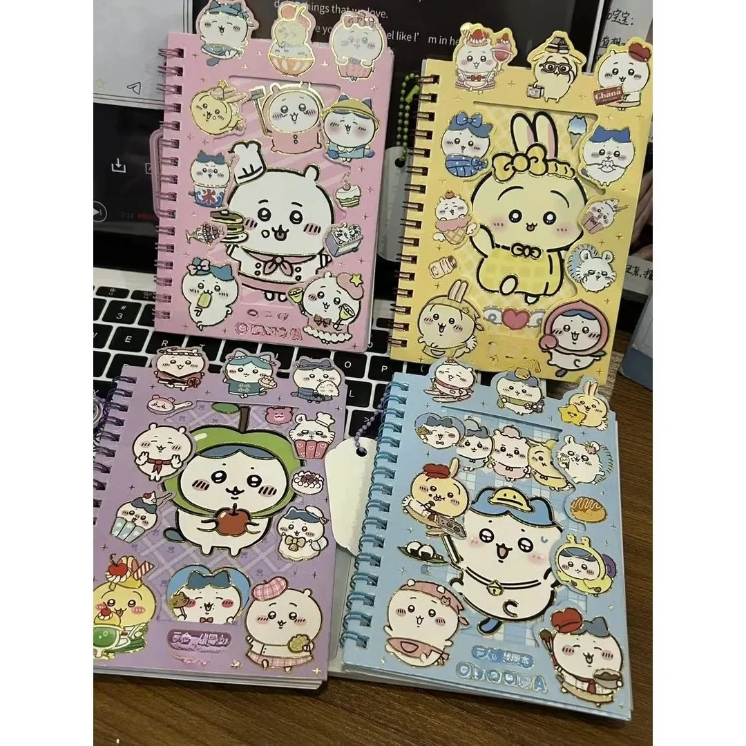 Cuaderno Espiral Kawaii de Dibujos Animados JIYI con Pegatinas, Diario Escolar Bonito, Agenda, Papelería, Regalo para Niñas