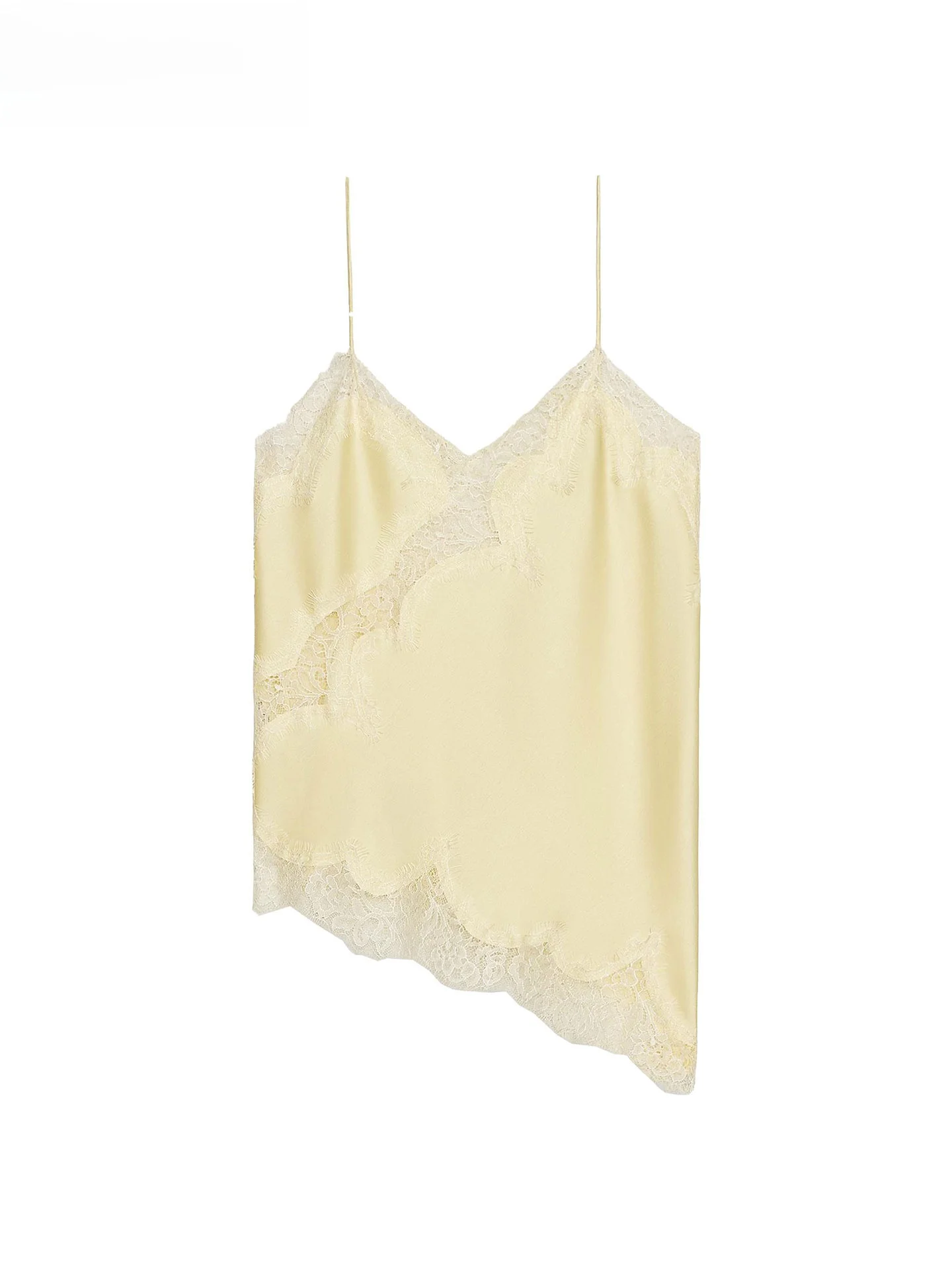 

ZAPRHA Summer 2025 Sexy Spicy Girl Lace Decorated Underwear Sle Strap Top 59905 Versatile Sle Outerwear Regular Length