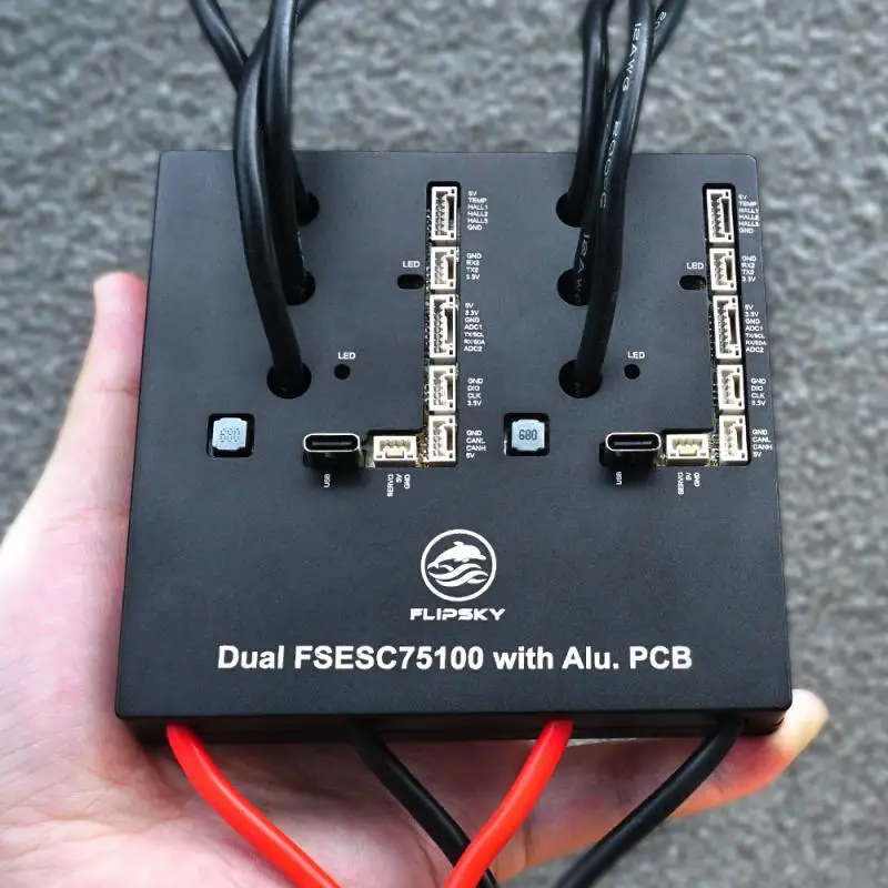 Flipsky Dual 75100 mit Aluminium-Leiterplatte basierend auf VESC für Elektro-Skateboard / Roller / E-Bike