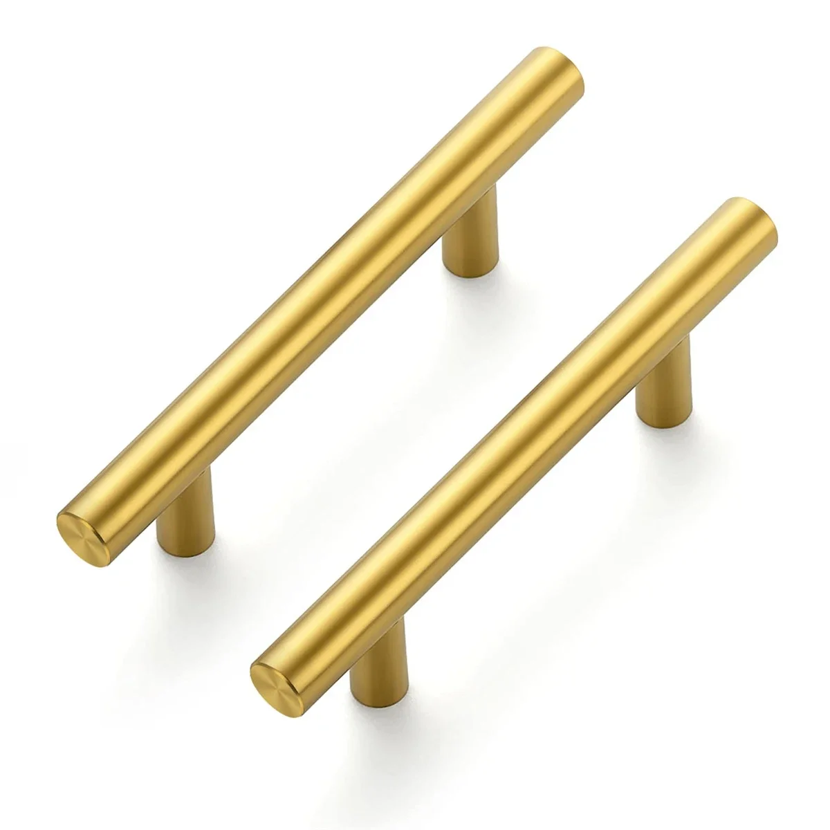 

20pcs Cabinet Pulls Brushed Gold Kitchen Handles 96mm 128mm Hole Center Stainless Steel Drawer Pulls Furniture Handle Hardware