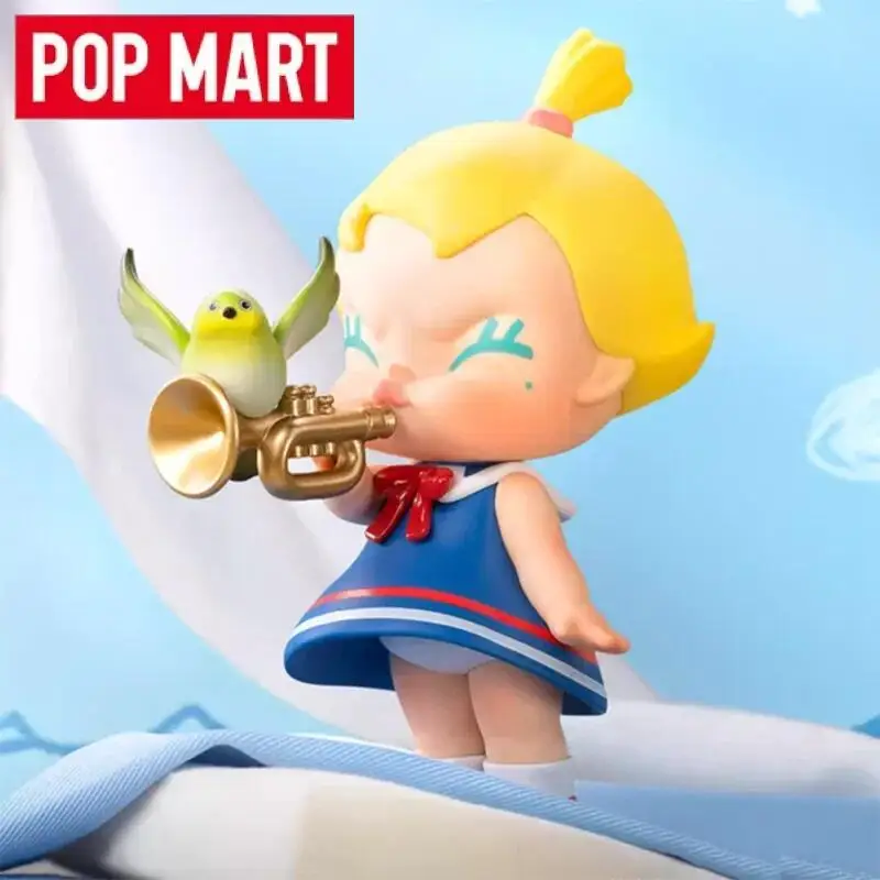 POP MART Baby Molly Kiedy byłem mały! Zabawki Seria Blind Box Kawaii Anime Figurki Akcji Caixa Caja Niespodzianka Mystery Box Lalki