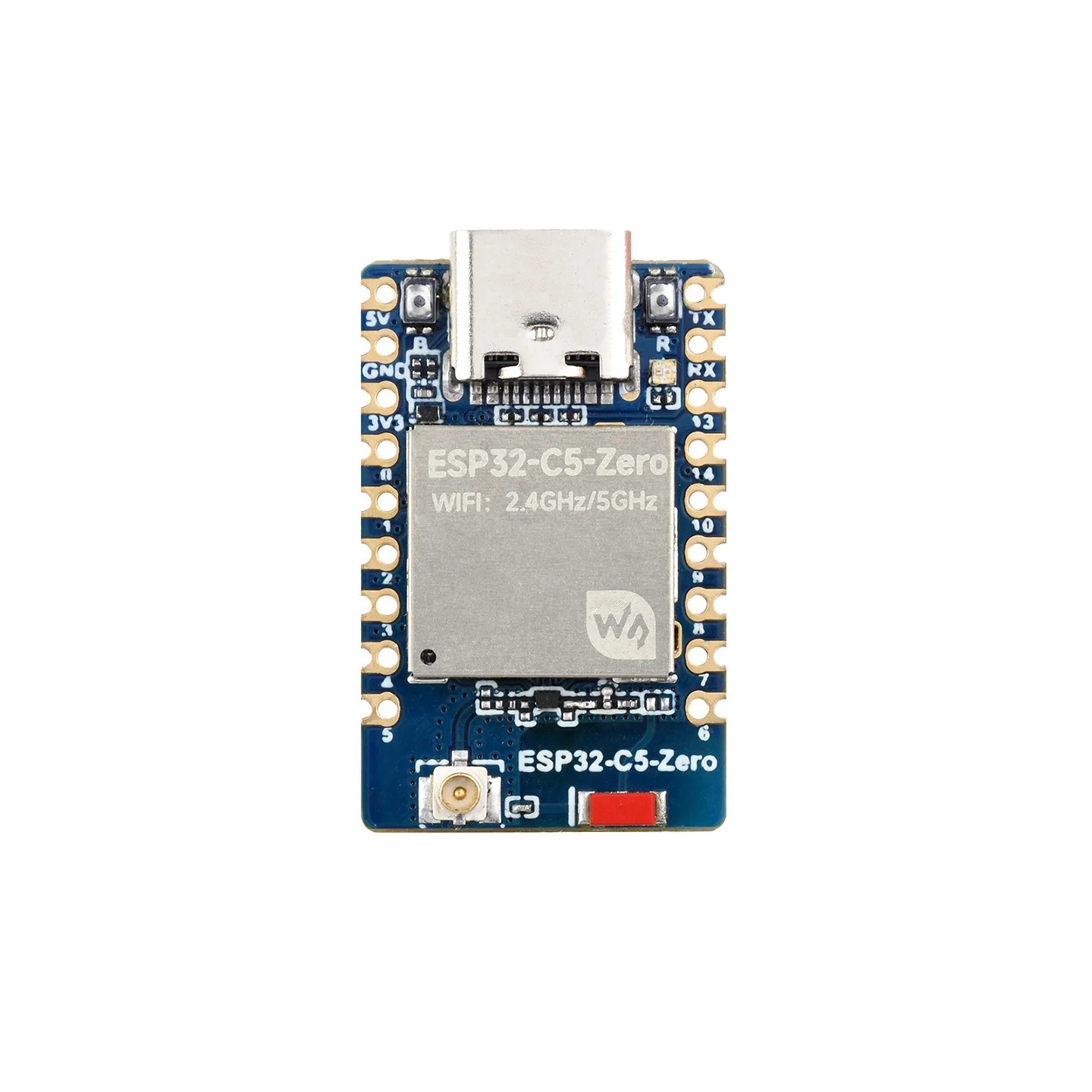 ESP32-C5-Zero Mini Development Board, 32-bit RISC-V Processor, Wi-Fi 6 & Bluetooth 5