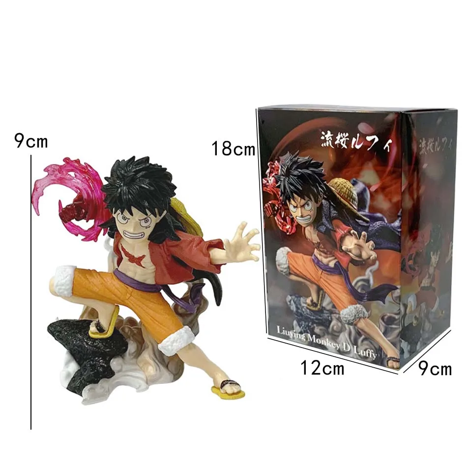 Hot sold One Piece The Island Of Ghosts Battle Series Ryou Luffy Figure Anime Periphery Cool Model Toys Desktop Ornaments Gifts