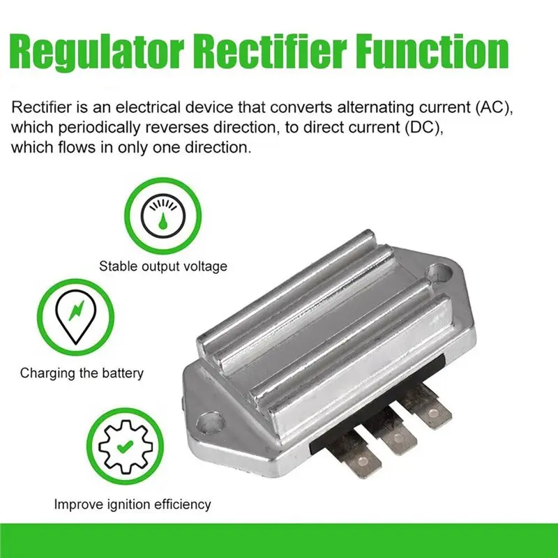 A74E-Regulator Rectifier For Lawn Mower 12V Charging Regulator Small Engine AC To DC Rectifier For Kohler
