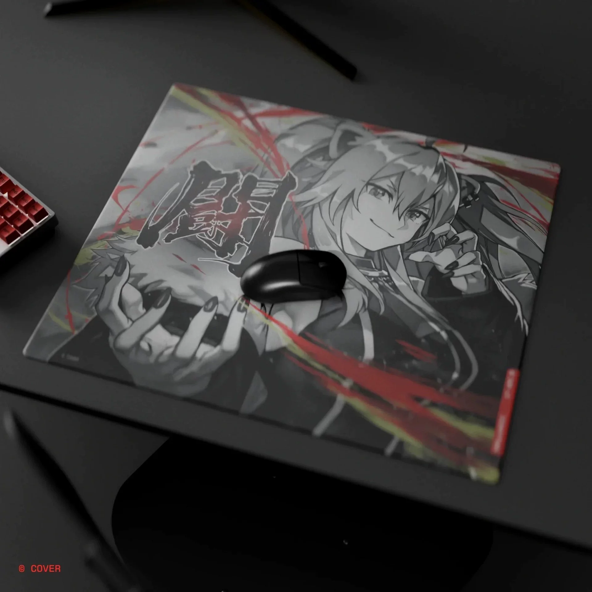 PANPAD WALLHACK SP005 Shishiro Botan glass pads e-sports FPS tempered glass mouse pad (copy）