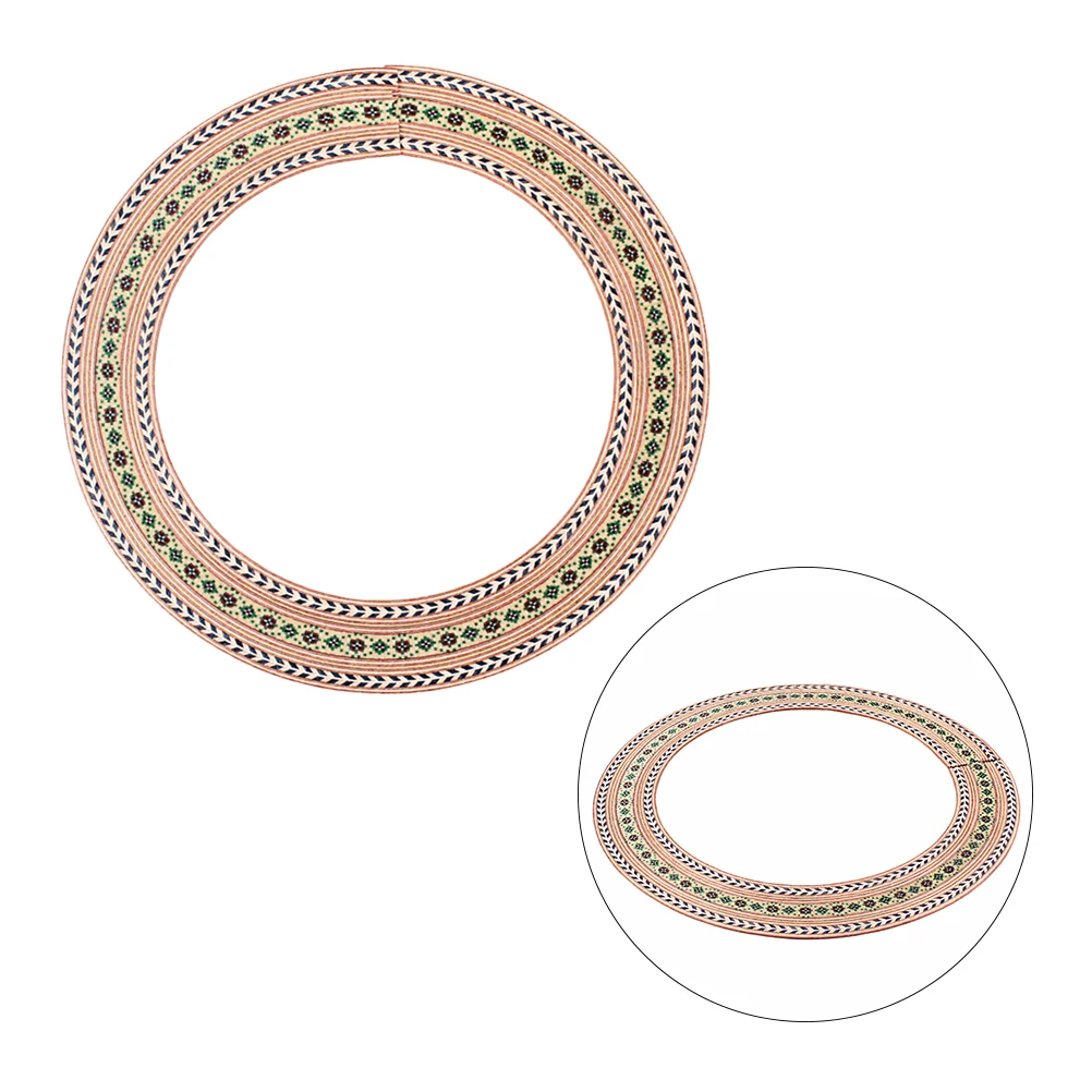 

Curved Strips Sound Hole Rosette Wood Guitar Rosette Inlay Inlay Decals Easy Apply Remove Electric Guitar Bass