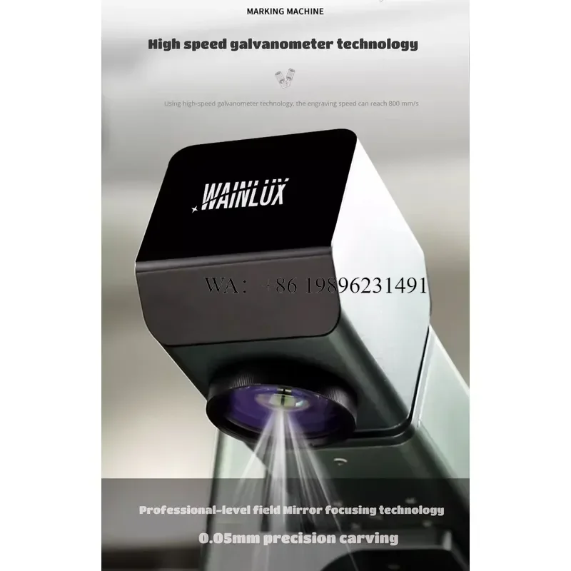 Wmwmnu for Wainlux Z2 Portable Mini Diode Marking 4W Fiber Engraver Cutter for Metal 3D Engraving Cutting
