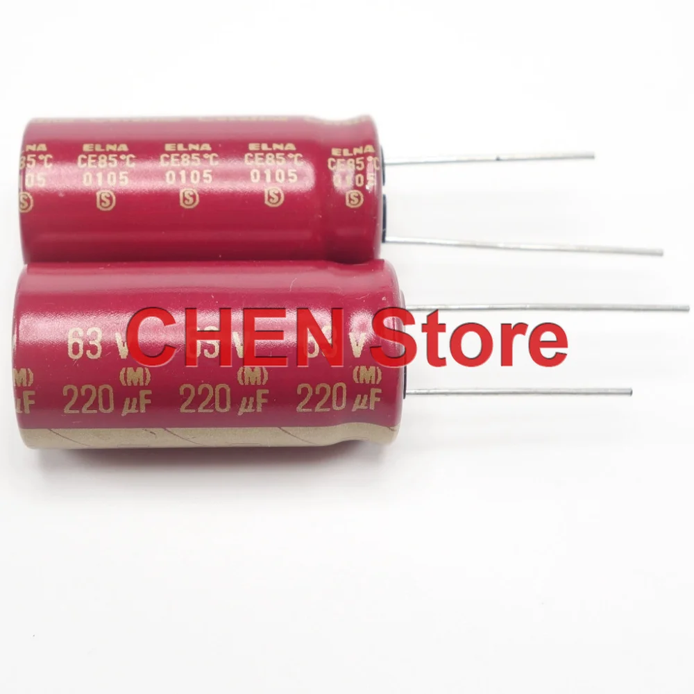 

2PCS/lot original ELNA cerafine 63V220UF 16X31MM 85C audio electrolytic capacitor ROA 220UF 63V free shipping