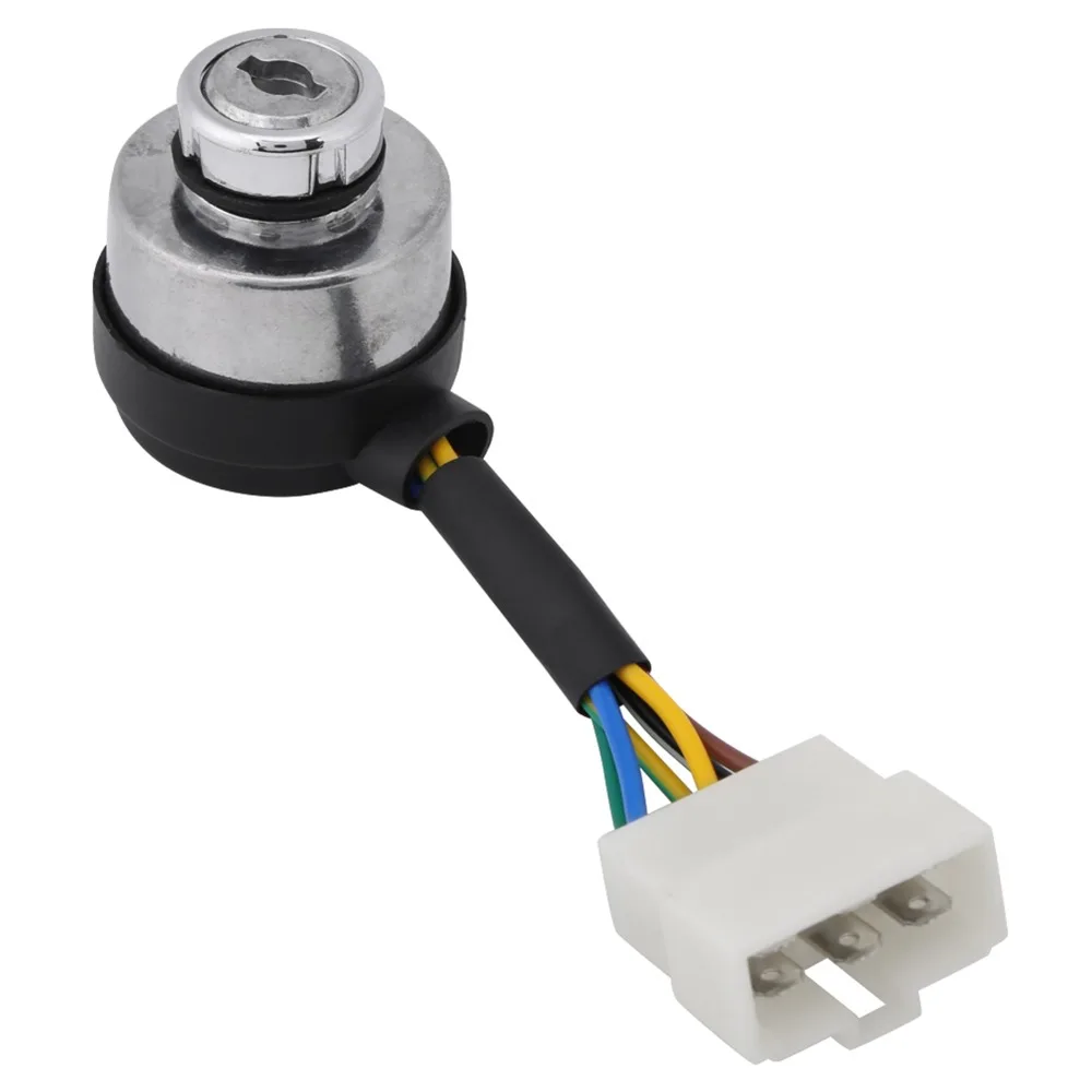 6 Wire Ignition Key Switch 2 Keys Included Ignition Start Starter Switch Push Button Start Universal Fit 6 Wire Switch