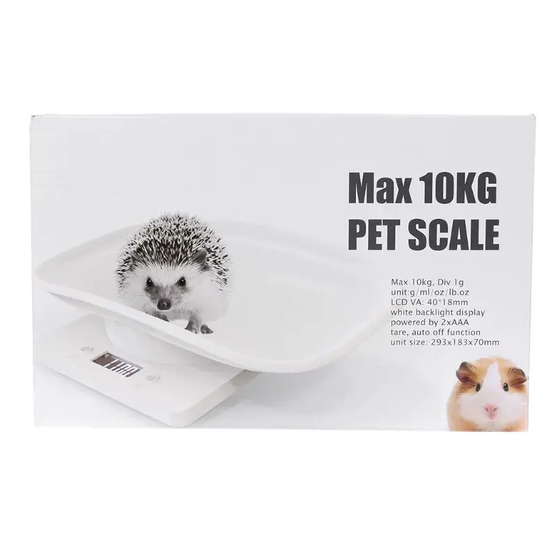 Digital Scale Electronic Weighing Scale for Measure Baby Cats Puppy Dogs Weighing Accurately 1g-10kg oz lb Stable