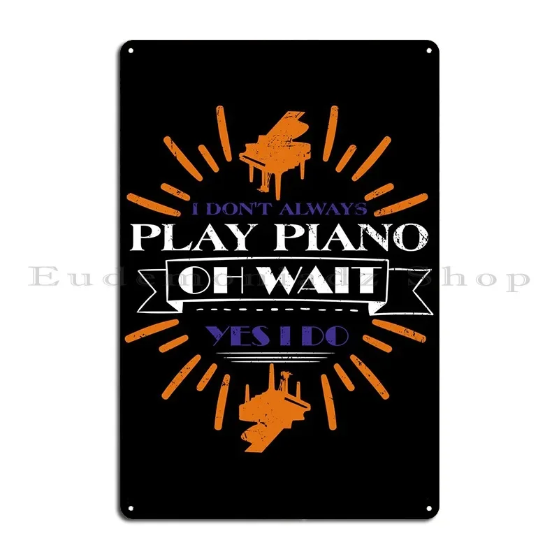 Two Grand Pianos Piano Metal Plaque Poster Cave Wall Mural Designing Designing Garage Tin Sign Poster