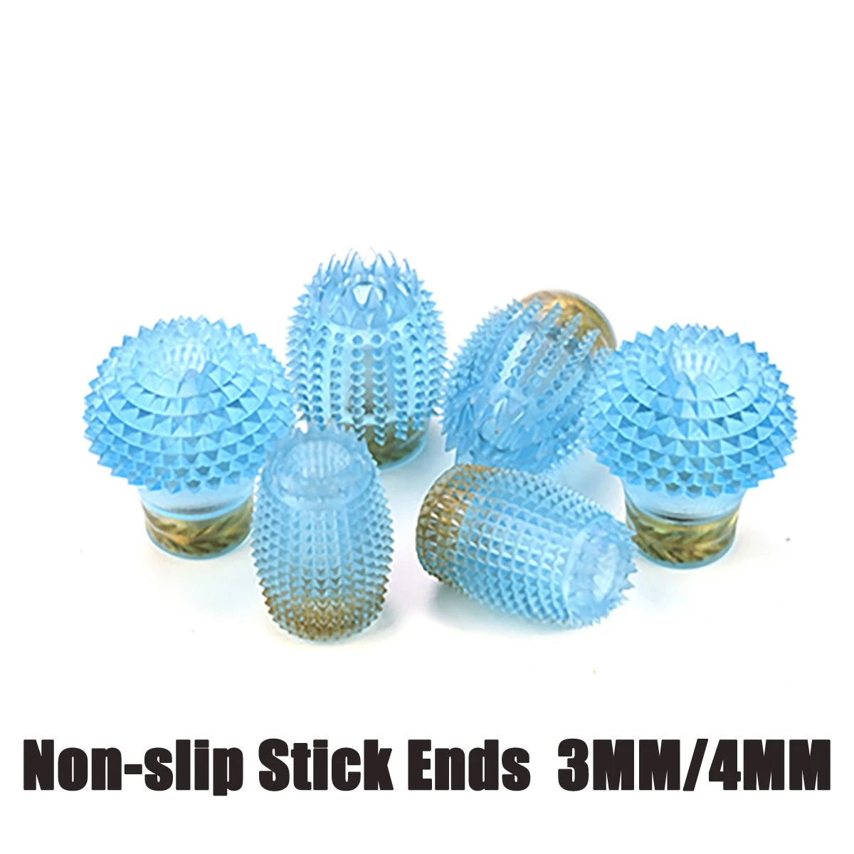 

RUSHFPV 2PCS Non-slip Transparent Resin Radio Stick Ends 3mm 4mm Anti-slip Cap for FPV Transmitter Hall Gimbal TBS TX16S RC DIY