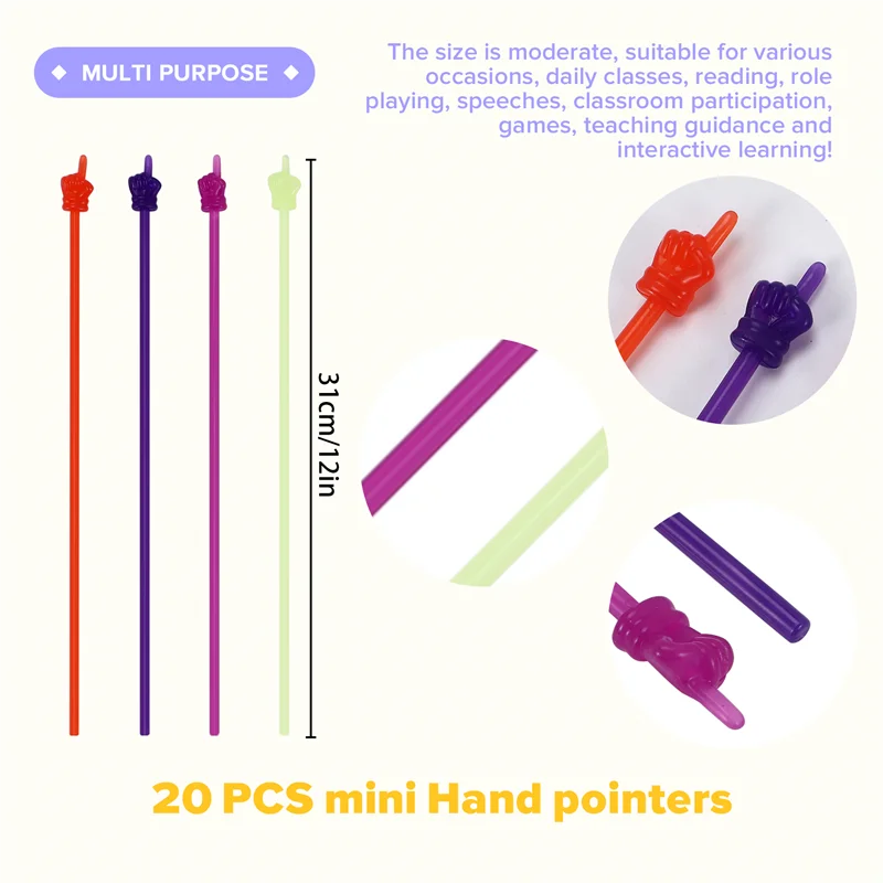 10 шт. мини-указатели для рук, смоляные указатели для пальцев, палка для учителей, указатель для классной комнаты и презентации