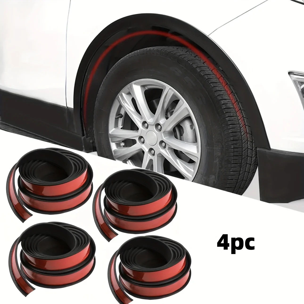 4pcs Auto Anti-Collision Stickers Car Threshold Bar Anti-Step Sticker Universal Modification Carbon Fiber Tread Plate Decorative