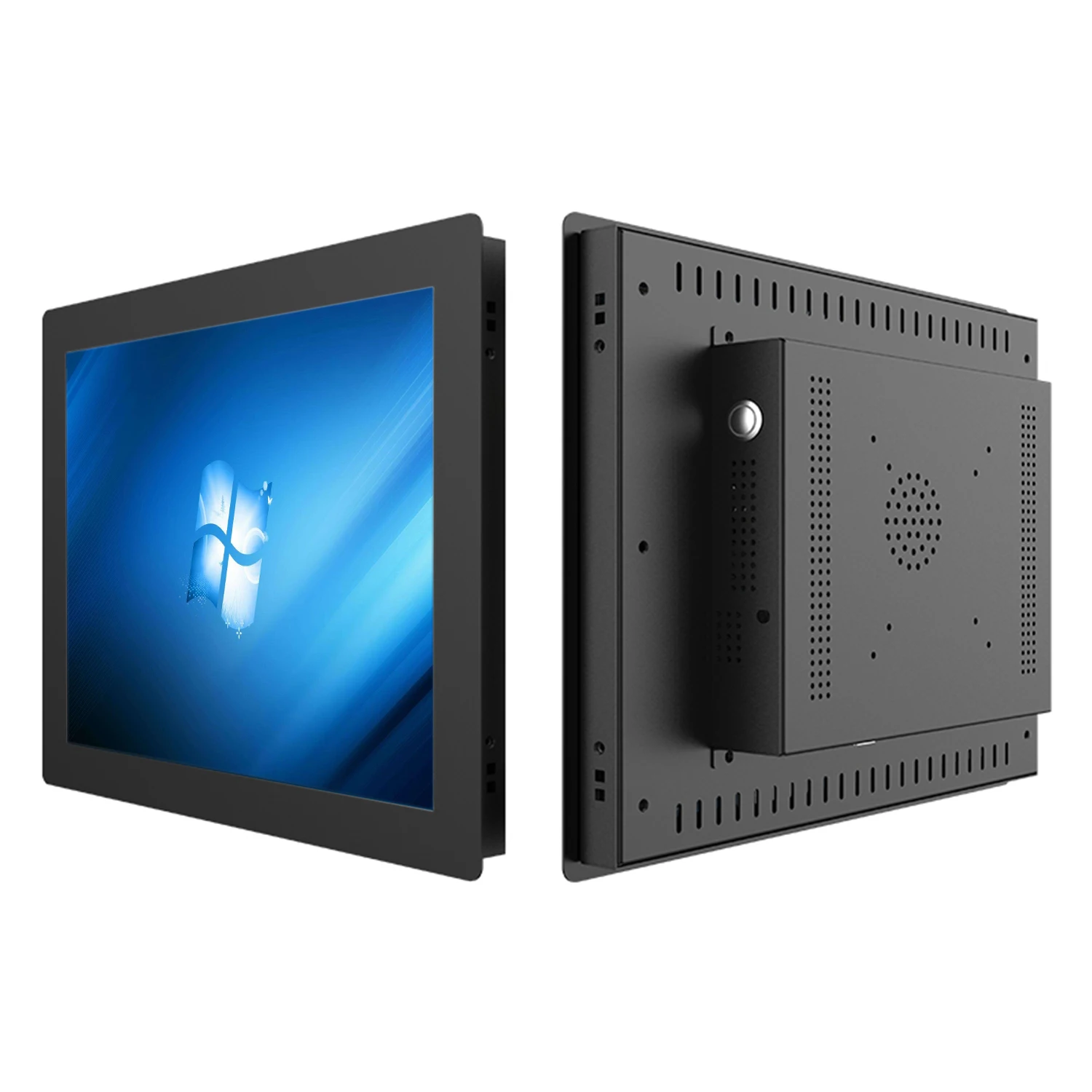 18.5 inch tablet computer industrial all-in-one panel pc with resistive touch screen built in wifi com for win10 pro 1366*768