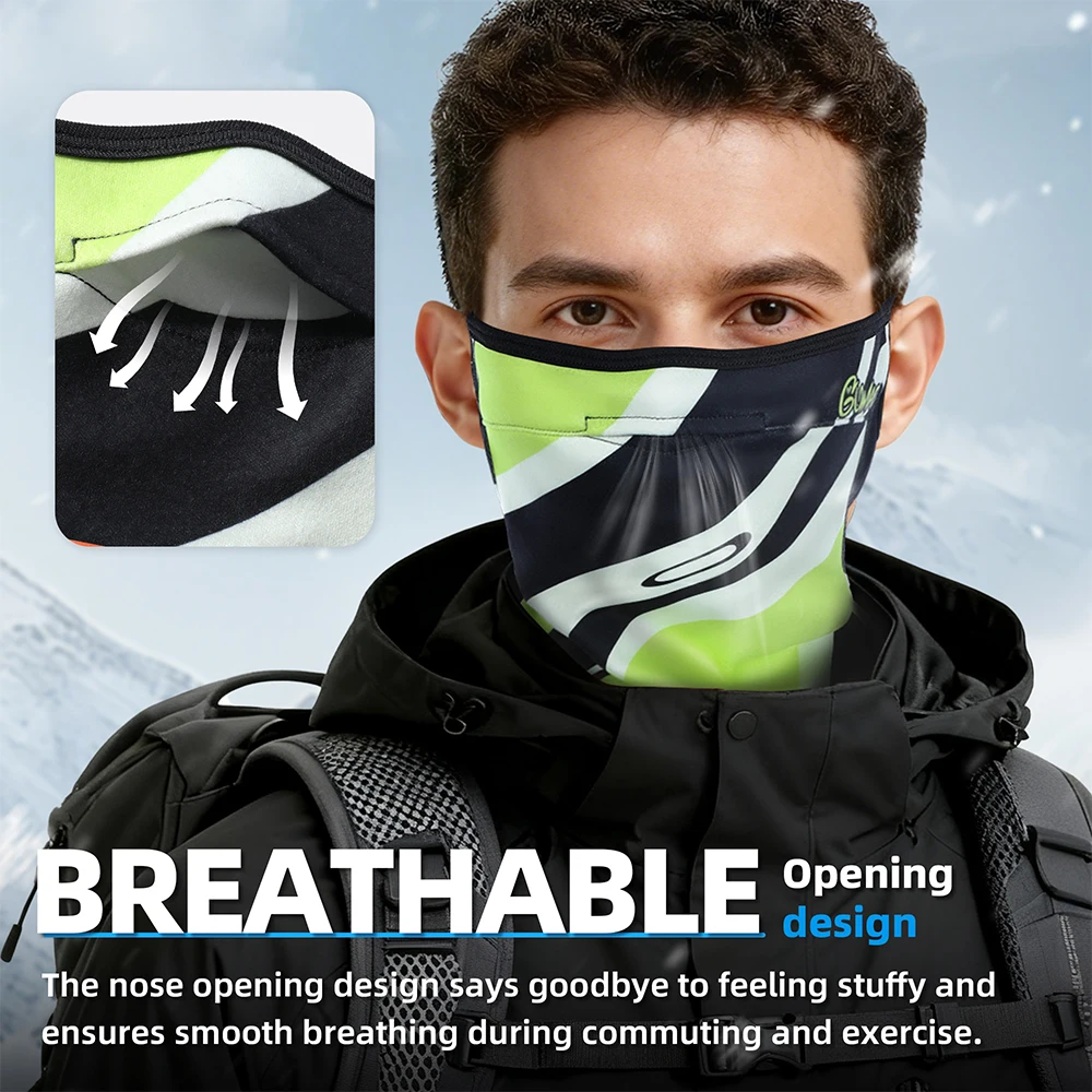 Warm Winter Windproof Neck Gaiter Tube Scarf Men Women Cycling Bandana Mask Half Face Cover Ski Sports Camping Hiking Snowboard