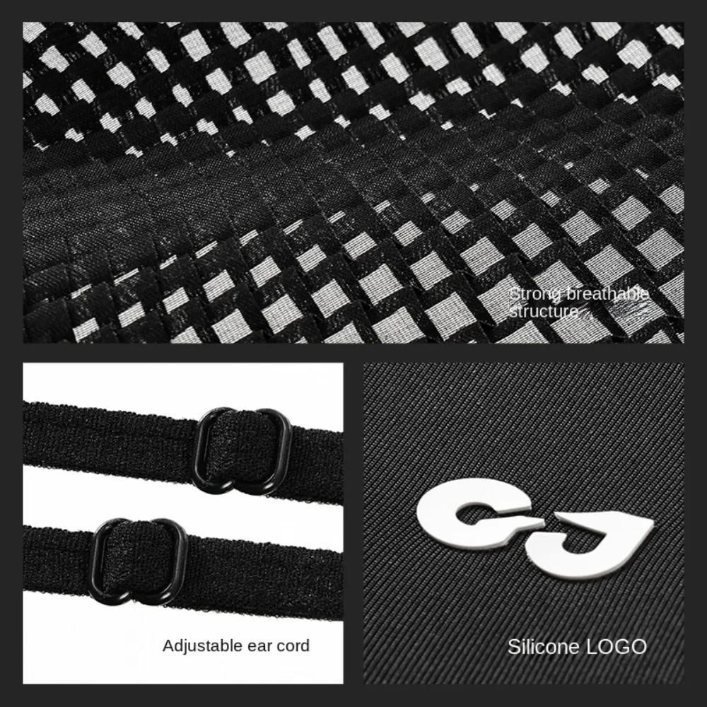 Lightweight Reusable UV Face Mask Summer Breathable Ice Silk Face Cover Thin Cover Washable Sunscreen Veil Riding