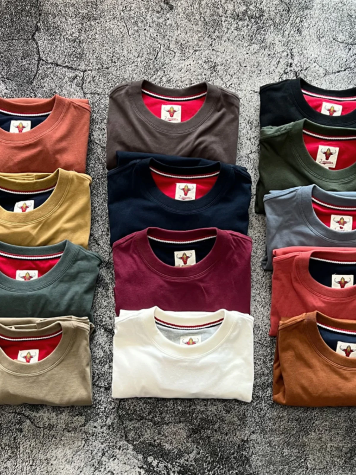 NOVEDAD DE VERANO 2026, camiseta básica Retro americana de 220g de manga corta con cuello redondo, Tops de tela de felpa informales lavados de algodón 100% a la moda para hombre
