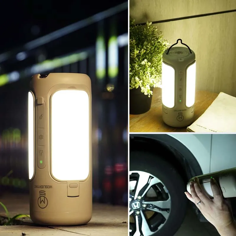 Linterna portátil de alta potencia con Bluetooth para acampar, iluminación de Camping con altavoz 5,3, linternas LED, lámpara de pesca para viajes