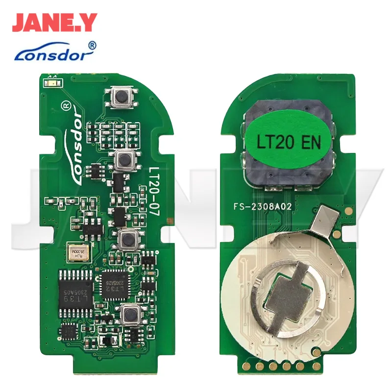 Smart Remote Key Car Lonsdor LT20-07EN For Lexus RX ES300h ES200 LS500 LS500H 0440433.58/434.42MHz 312/314.3Mhz 8A AA A9 BA Chip