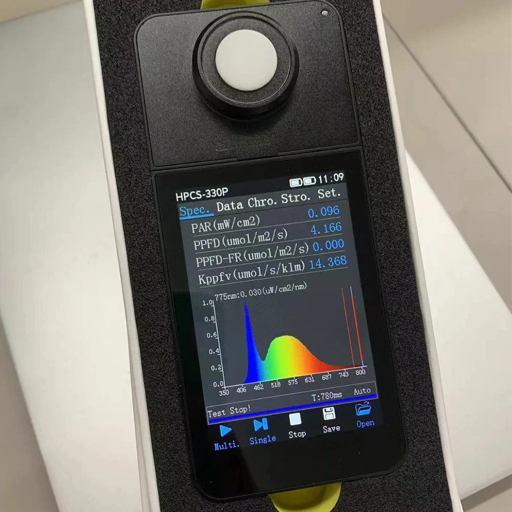 

HPCS330P Portable Wireless Spectrometer, 350-800nm Wavelength, Accurate Color Measurement and Analysis Equipment