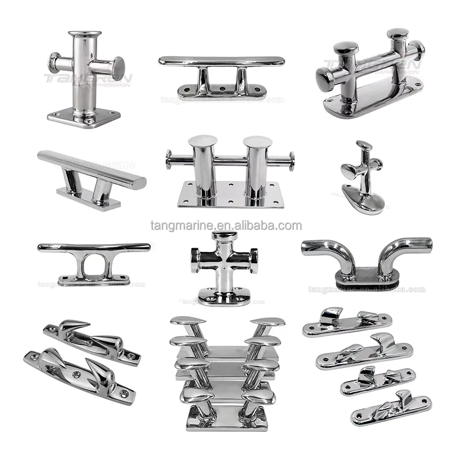 

STLF TANGREN New Marine Hardware-316 Stainless Steel Folding Cleat Access Base Accessory for Boat Through Hull Hose Access