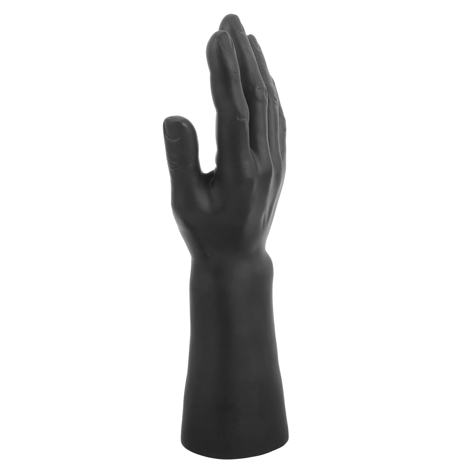 

Male Hand Ring Display Stand Mold Light Plastic Portable Jewelry Organizer Bright Color Watch Holder For Home Vendors Handicraft