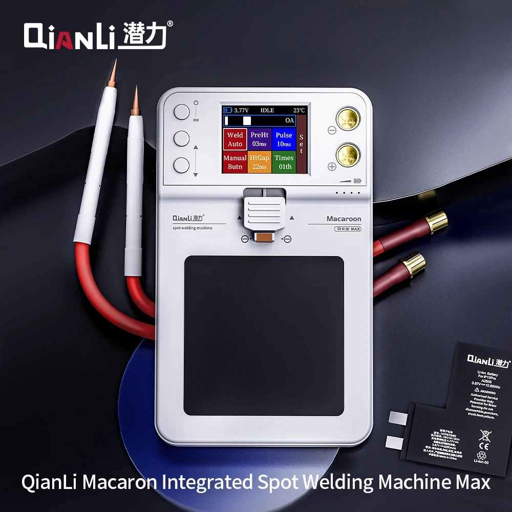 QianLi Macaroon Integrated Spot Welding Machine Max/2S  Spot Welding Machine Double Pulse Adjust Battery Flex Soldering Tool