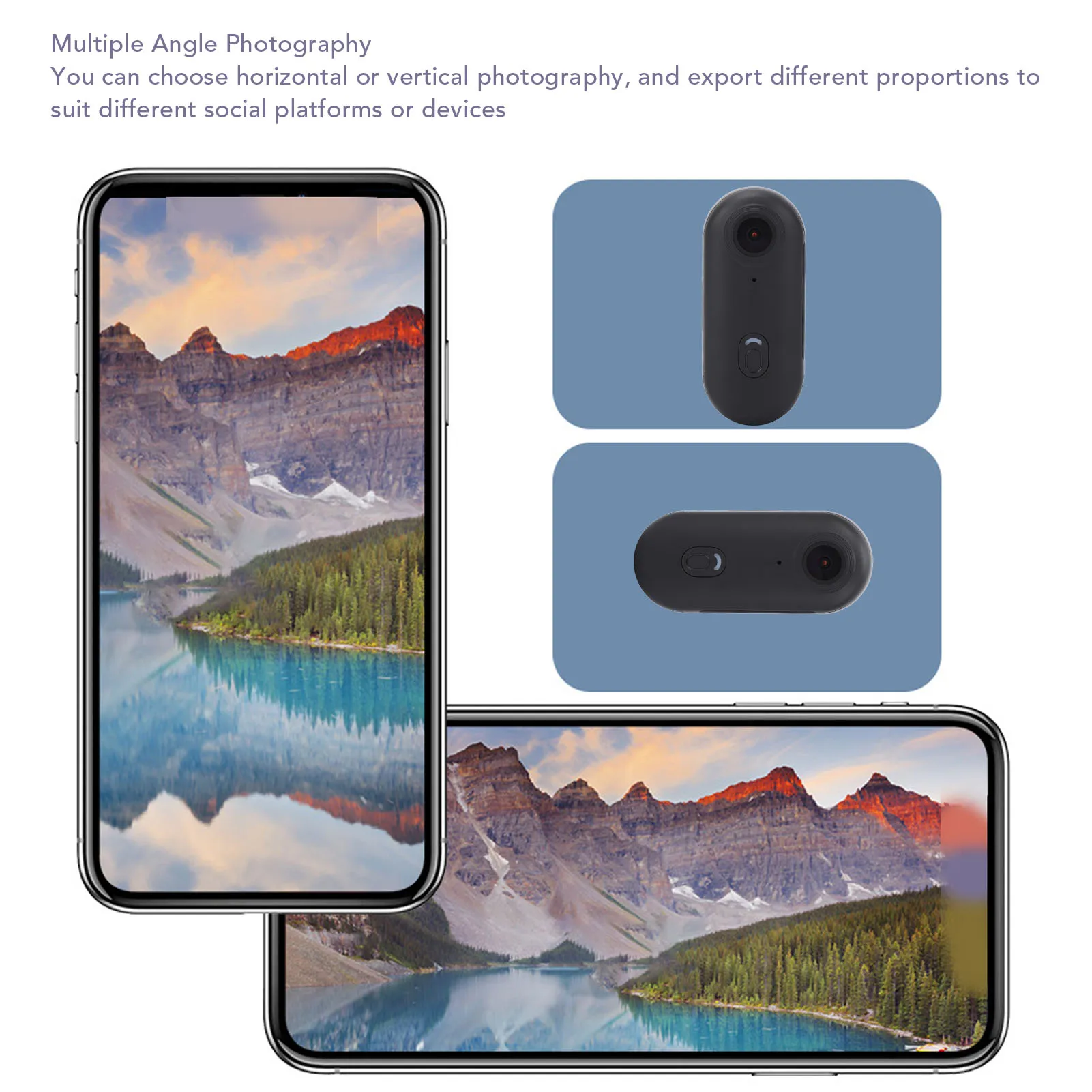 トラベルレコーダー 電話 WiFi接続 防水 親指スポーツカメラ 120 °   ペットや生活記録用のバッククリップ付き広角レンズ