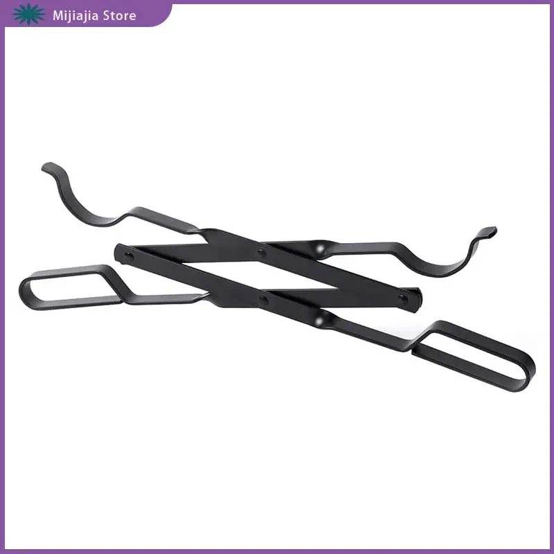 

26Inch Long Firewood Tongs Log Grabber For Fire Pit Campfire Bonfire Fireplace Heavy Duty Wrought Iron Durable