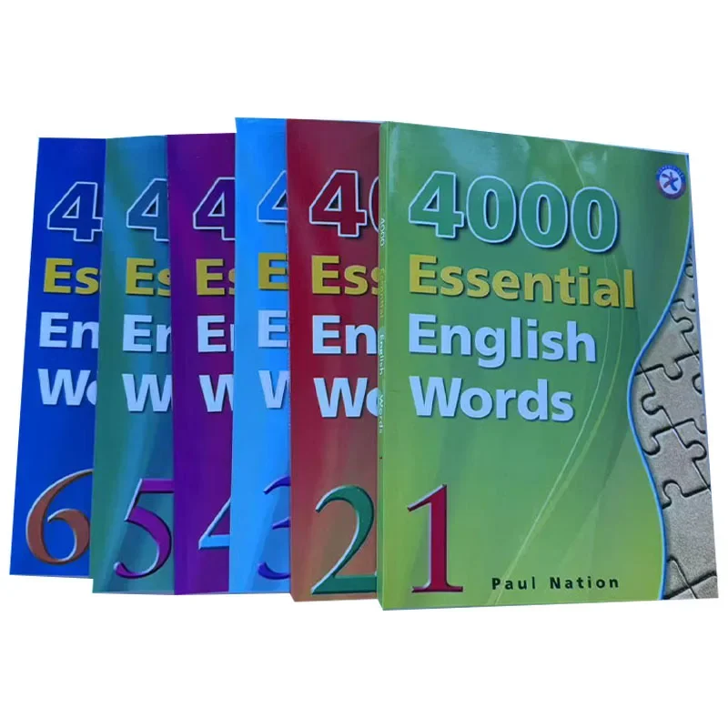 

3 Books/set 1-3/4-6 4000 Essential English Words Full Color New Version of The English Learning Guide English Book Libros Livros