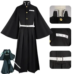 Game Muichirou Cosplay Costume Anime Tokitou Muichirou Uniform Halloween Costume Women Men Adult Top+skirt+belt Cosplay Prop