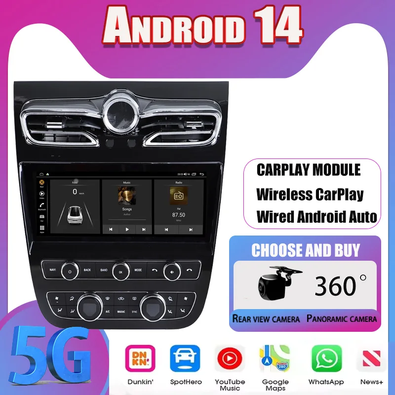 

10.9 Inch Android 14 For Bentley Bentayga 2016-2020 Car Multimedia Player DSP Stereo Radio Auto Carplay GPS Navigation Head Unit