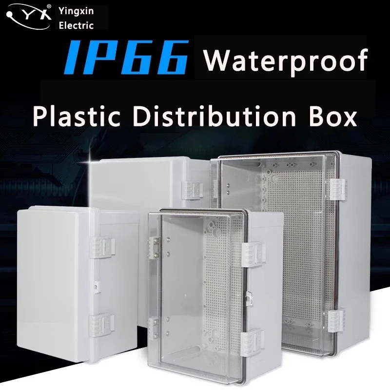 

Водонепроницаемый распределительный короб IP67 из АБС-пластика, универсальный электронный корпус для наружного применения, электрический проектный кейс