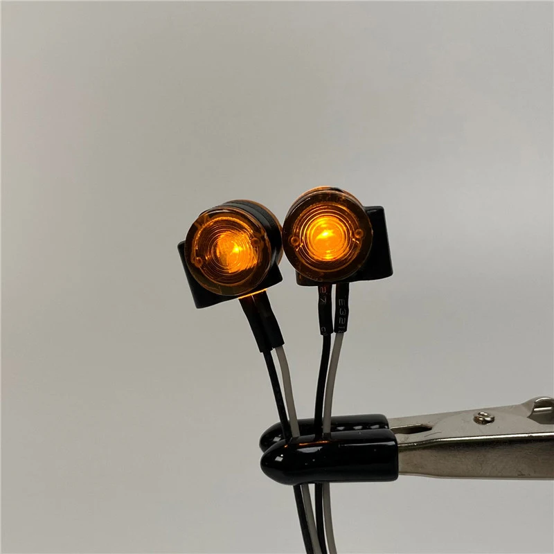 RC Truck LED Yellow Position Light The Width Lamp for 1/14 Tamiya Tipper SCANIA 770S 56368 VOLVO ACTROS BENZ MAN LESU Car